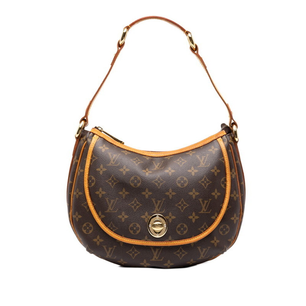Louis Vuitton Monogram Tulum PM One-Shoulder Bag M40076 Brown Leather Women's...
